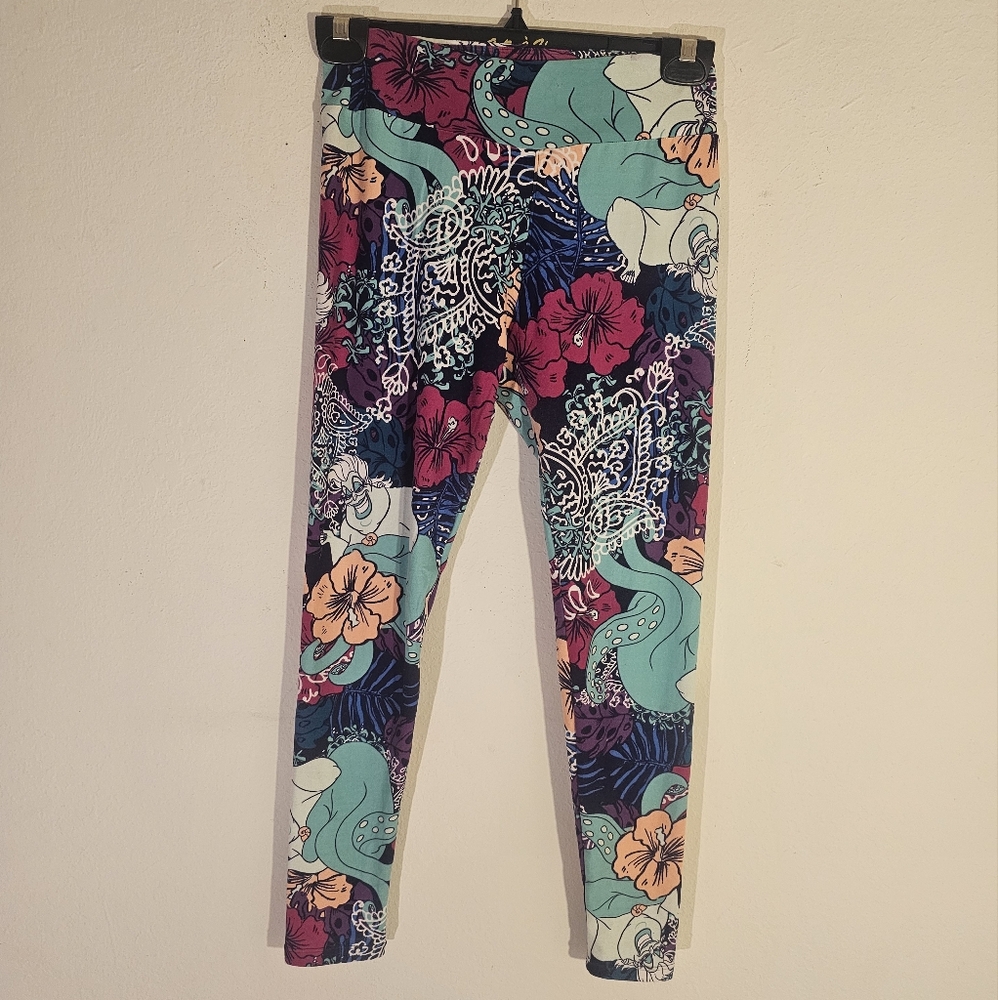 Disney LuLaRoe Ursula Leggings Rare OS